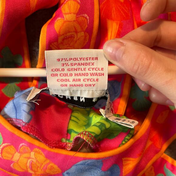 Gretchen Scott Isosceles Pink Corral Reef Fish Dress Women’s Size Medium - Picture 5 of 7